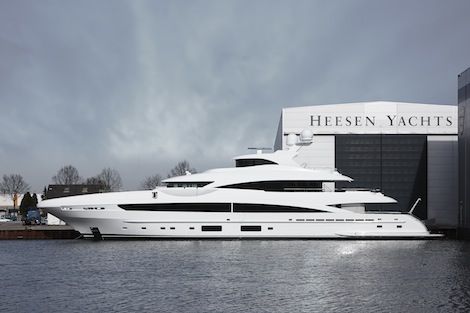 Image for article Heesen Yachts launch 51m 'My Sky'